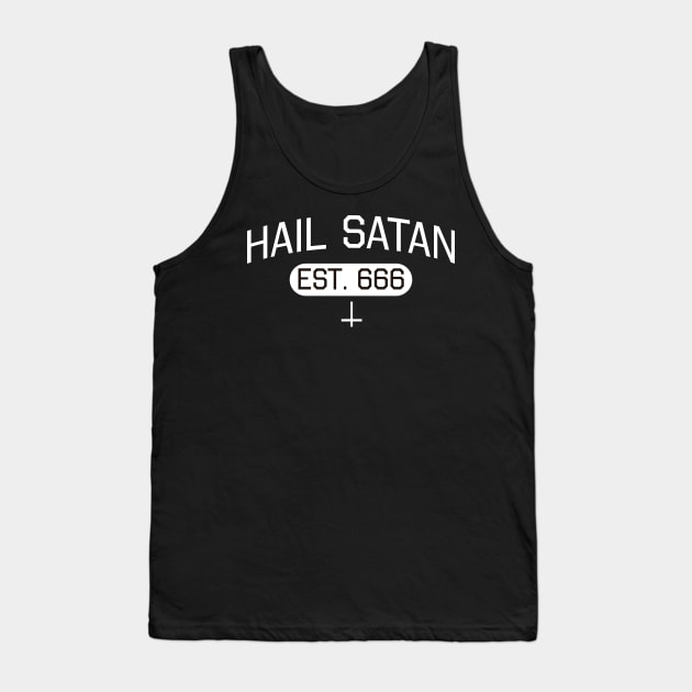 Hail Satan Est 666 Airlines Tank Top by dconciente